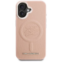 Kryt Karl Lagerfeld INITIAL & METAL iPhone 16 - růžový