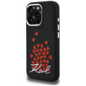 Kryt Karl Lagerfeld HEART SIGN iPhone 16 Pro Max černý