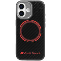 Kryt Audi RSQ Carbon Fiber Sport pro iPhone 17 - černý