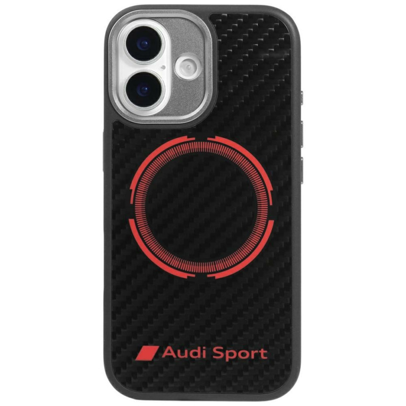 Kryt Audi RSQ CARBON FIBER Sport pro iPhone 17 - černý