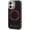 Kryt Audi RSQ Carbon Fiber Sport pro iPhone 17 - černý
