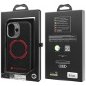 Kryt Audi RSQ Carbon Fiber Sport pro iPhone 17 - černý