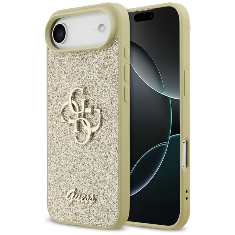 Kryt Guess FIXED GLITTER Big 4G pro iPhone Air - zlatý