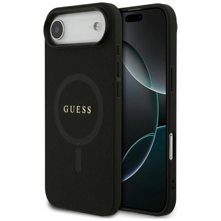 Kryt Guess Saffiano Classic Logo pro iPhone Air - black