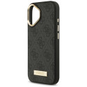 Kryt Guess 4G Logo Plate MagSafe iPhone 17 - černý