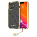 Kryt Guess 4G Charms pro iPhone 13 Pro Max – šedá