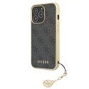 Kryt Guess 4G Charms pro iPhone 13 Pro Max – šedá