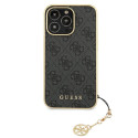 Kryt Guess 4G Charms pro iPhone 13 Pro Max – šedá
