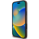 Kryt Guess 4G Printed Stripes pro iPhone 16 Pro Max – hnědý