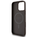 Kryt Guess 4G Printed Stripes pro iPhone 16 Pro Max – hnědý