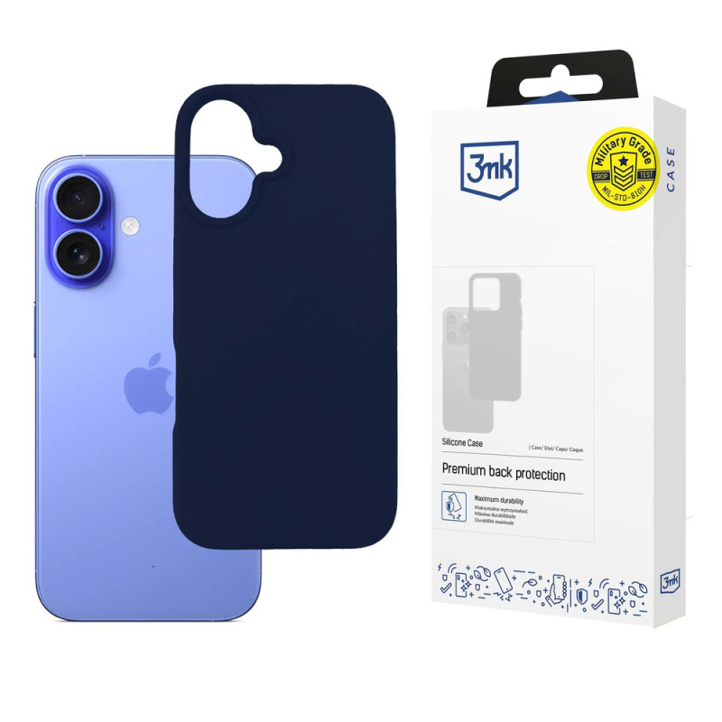 Kryt 3mk PROTECTION pro iPhone 16 Plus - navy blue