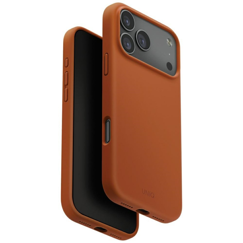 Kryt UNIQ LINo pro iPhone 17 Pro Max - oranžový