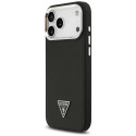 Kryt Guess Grained Triangle pro iPhone 17 Pro Max - black