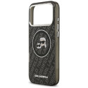 Kryt Karl Lagerfeld IML GLITTER iPhone 17 Pro Max - černá