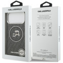 Kryt Karl Lagerfeld IML GLITTER iPhone 17 Pro Max - černá