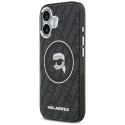 Kryt Karl Lagerfeld IML Karl Head Logo pro iPhone 17 - černý