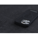 NJORD Vindur MagSafe Kryt z lososí kůže pro iPhone 13 Pro Max, tmavě šedý