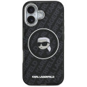 Kryt Karl Lagerfeld IML Karl Head Logo pro iPhone 17 - černý