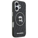 Kryt Karl Lagerfeld IML Karl Head Logo pro iPhone 17 - černý