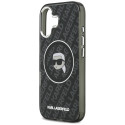 Kryt Karl Lagerfeld IML Karl Head Logo pro iPhone 17 - černý