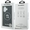 Kryt Karl Lagerfeld IML Karl Head Logo pro iPhone 17 - černý