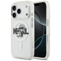 Kryt Karl Lagerfeld IML Glitter iPhone 17 Pro - clear