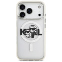 Kryt Karl Lagerfeld IML Glitter iPhone 17 Pro - clear