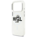 Kryt Karl Lagerfeld IML Glitter iPhone 17 Pro - clear