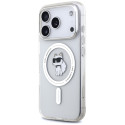 Kryt Karl Lagerfeld IML Choupette MagSafe pro iPhone 17 Pro Max - tran