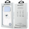 Kryt Karl Lagerfeld IML Choupette MagSafe pro iPhone 17 Pro Max - tran