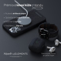 NJORD Vindur MagSafe Kryt z lososí kůže pro iPhone 13 Pro Max, tmavě šedý
