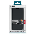 Kryt SBS Wallet Smooth pro Xiaomi Redmi Note 15 Pro - černá