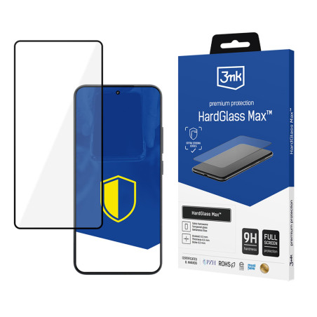 Ochranné sklo 3mk HardGlass Max Xiaomi 15 černé