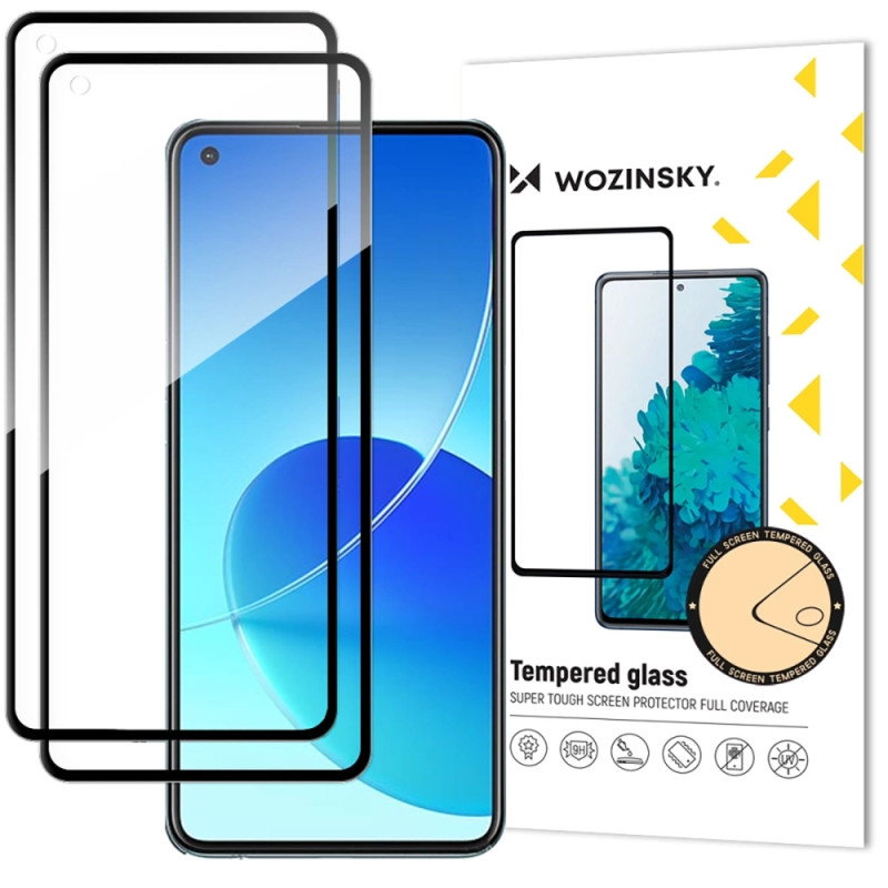 Ochranné sklo Wozinsky Full Glue Tempered Glass pro Xiaomi Redmi Note 14S - černé (2-pack)