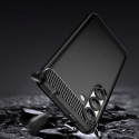 Kryt Hurtel CARBON CASE FLEXIBLE SILICONE Redmi Note 14S černý