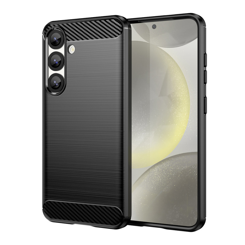 Kryt Hurtel CARBON CASE FLEXIBLE SILICONE pro Xiaomi Redmi Turbo 4 / Xiaomi Poco X7 Pro - černá