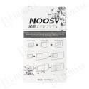 Sada adaptérů na SIM karty Noosa + klíč - bílá