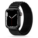 Nylonový řemínek Tech-Protect Nylon Pro pro Apple Watch 8 / 9 / 10 / 11 / SE / Ultra (44 / 45 / 46 / 49 mm) – černá