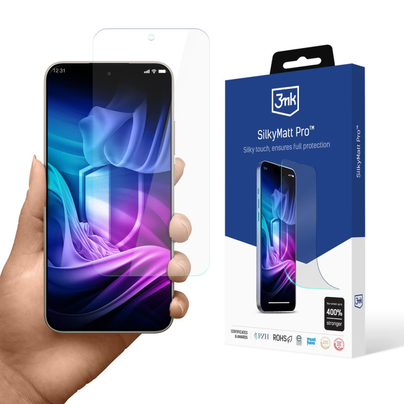 Ochranné sklo 3mk SILKYmatt Pro™ pro Xiaomi Redmi Note 15 Pro 5G - čiré (matné)