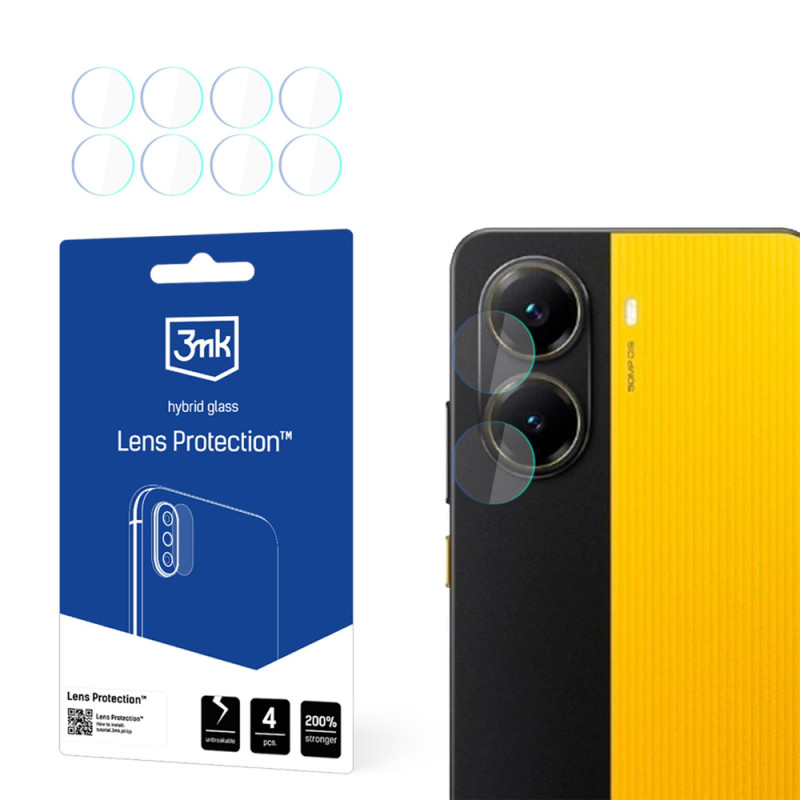 Ochranné sklo 3mk HYBRID GLASS pro Xiaomi Poco X7 Pro - čiré