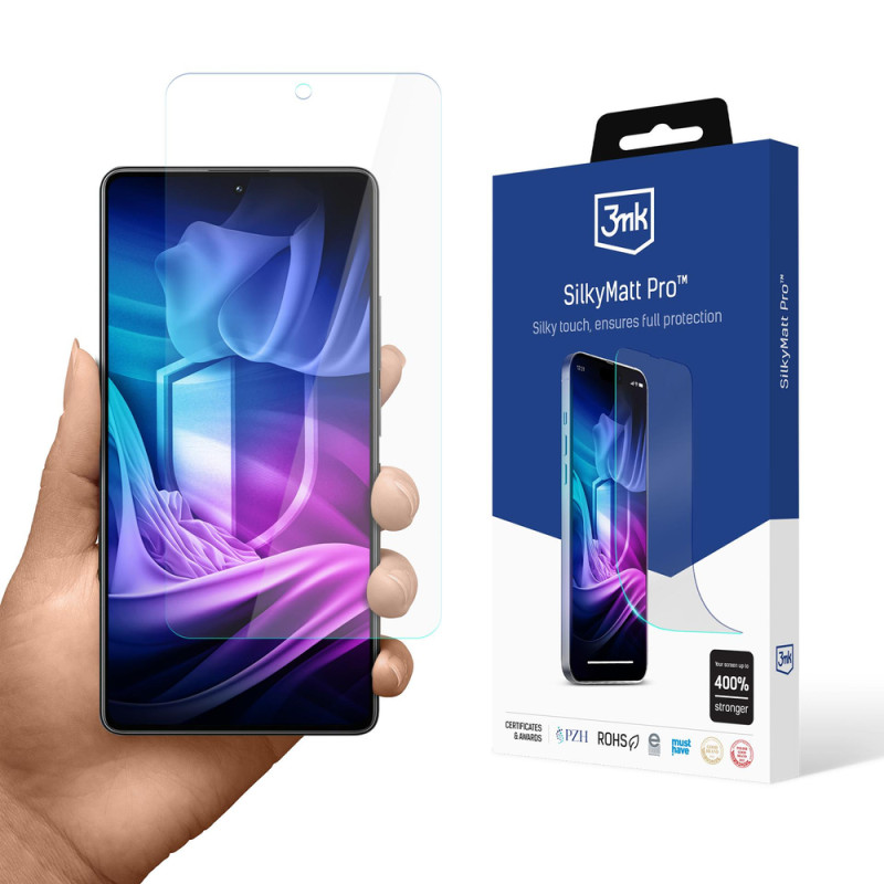Ochranné sklo 3mk Silky Matt Pro pro Xiaomi Poco M7 Pro 5G - matné (matte foil)