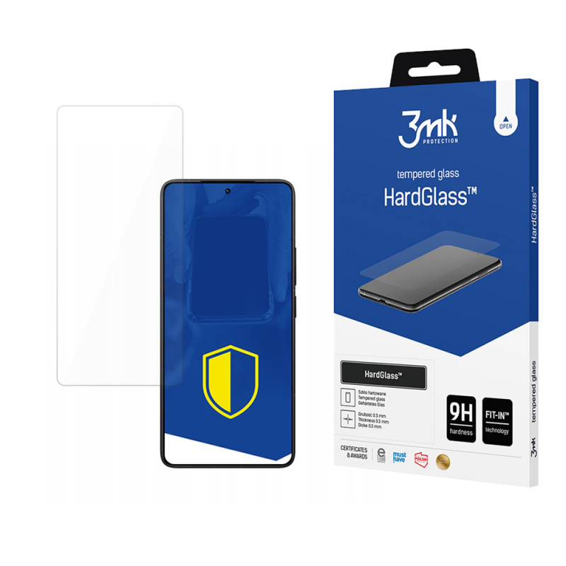 Ochranné sklo 3mk HARDGLASS pro Xiaomi Poco F7 Pro / Xiaomi Poco F7 Ultra - čiré