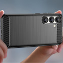 Kryt Hurtel Carbon Case pro Xiaomi Poco X7 Pro - černá
