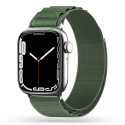 Nylonový řemínek Tech-Protect Nylon Pro pro Apple Watch 8 / 9 / 10 / 11 / SE / Ultra (44 / 45 / 46 / 49 mm) – Military Green