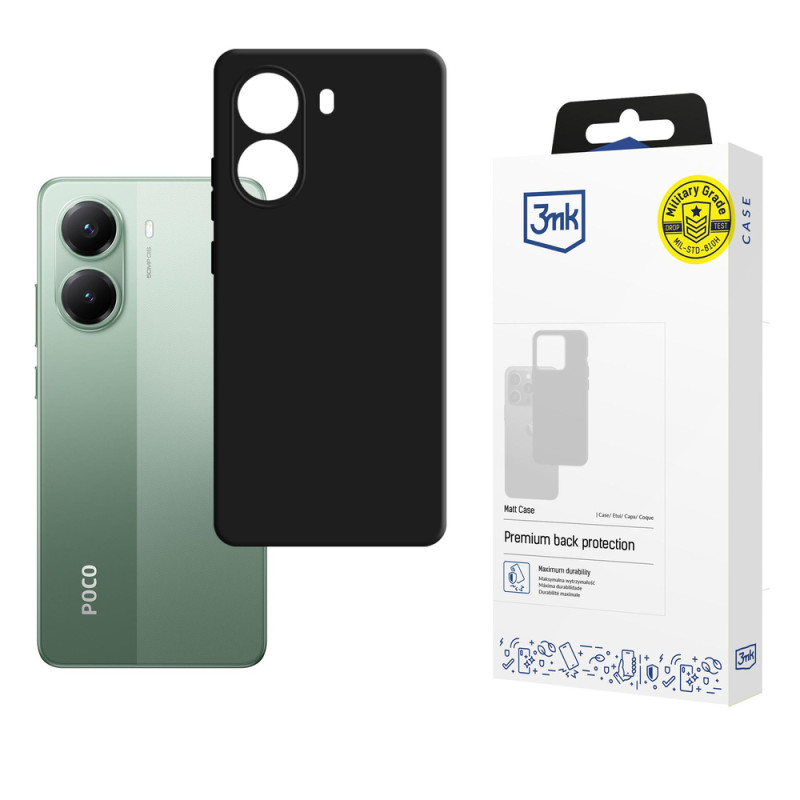Kryt 3mk PROTECTION MATT CASE pro Xiaomi Poco X7 Pro - matná černá