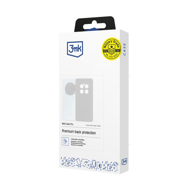 Kryt 3mk MATT CASE PRO pro Xiaomi Redmi 15C 4G / Xiaomi Poco C85 4G - černý