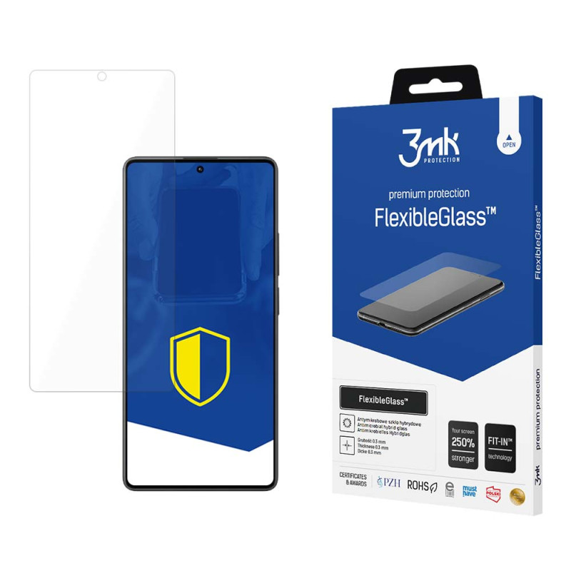 Ochranné sklo 3mk FlexibleGlass™ Hybrid Glass pro Xiaomi Poco M6 Pro 4G - čiré