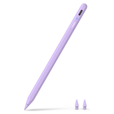 Metapen A8 – aktivní dotykový stylus pro iPad (USB-C), fialový