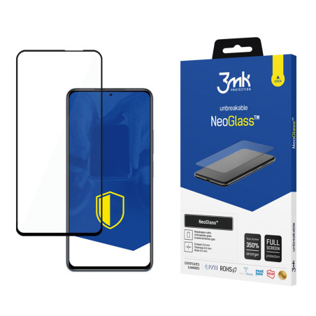 Ochranné sklo 3mk NEOGLASS Black pro Redmi Note 10 Pro Max