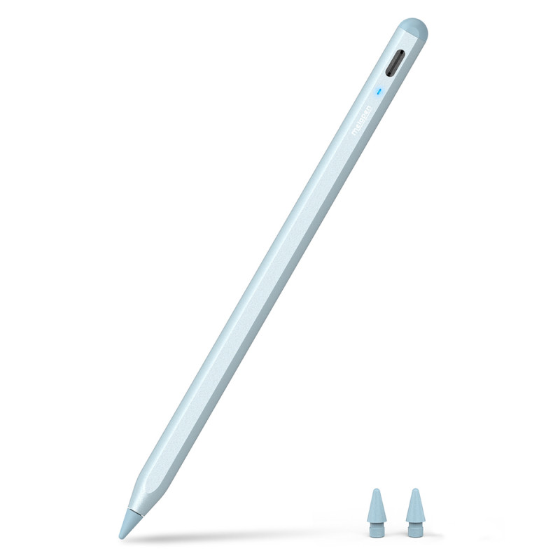Metapen A8 – aktivní dotykový stylus pro iPad (USB-C), modrý